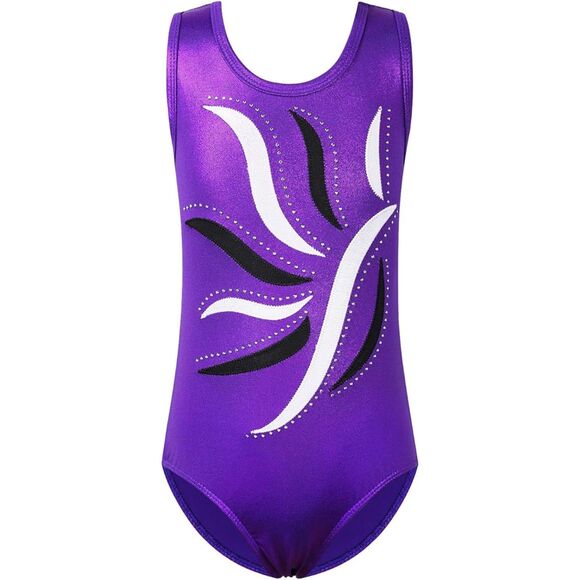 Dark Purple Leotard‎ Size 12 (4692) - Picture 1 of 3